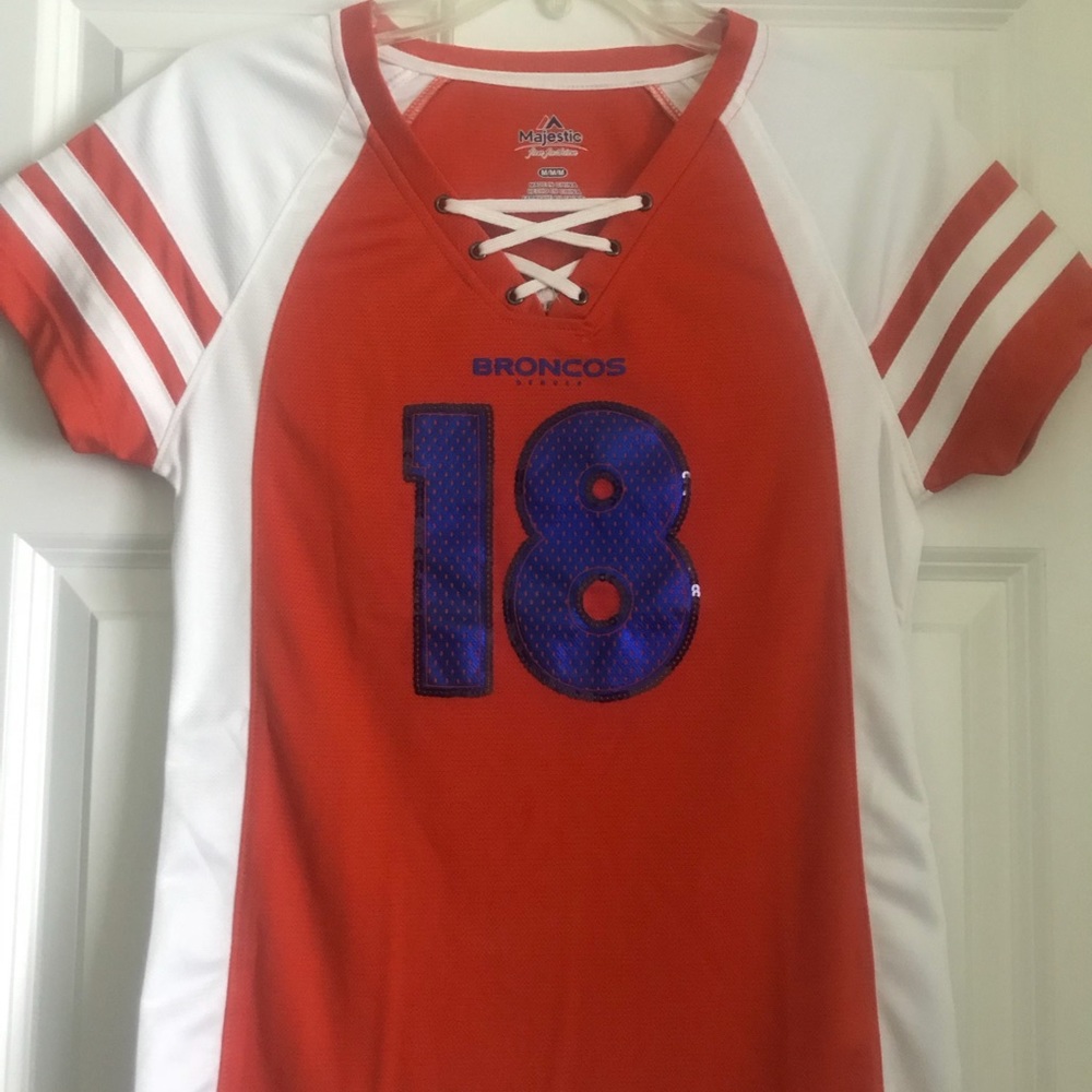 Peyton Manning Denver Broncos Women's Orange Jersey